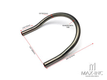 Load image into Gallery viewer, Universal DIY 230mm Upswept Raw Steel Rear Tail Seat Hoop