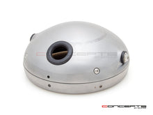 Load image into Gallery viewer, 7 INCH Raw Unpainted Metal Shorty Headlight Housing + Bezel Combo