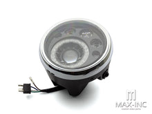 Load image into Gallery viewer, 7" Black & Chrome Universal Multi Projector LED Headlight with Halo Ring - Emarked