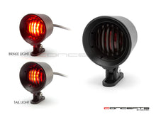 Load image into Gallery viewer, Matte Black Bell Design Stop / Tail Light + Grill