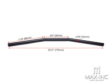 Load image into Gallery viewer, Matte Black Alloy Cafe Racer Drag Bars - 1" (25mm)