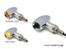 Load image into Gallery viewer, MAX LADZ Black CNC Machined Alum Mini LED Indicators / Turn Signals + Running Lights