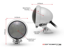 Load image into Gallery viewer, Mini Bates LED Stop / Tail Light - Smoked Lens