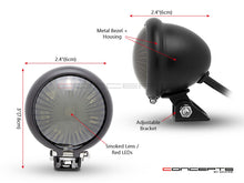 Load image into Gallery viewer, Mini Bates LED Stop / Tail Light - Smoked Lens