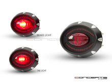 Load image into Gallery viewer, 2" Micro Oval CNC Machined Billet Aluminum LED Stop / Tail Light