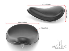 Load image into Gallery viewer, Black Universal Custom Old School Single Saddle Seat