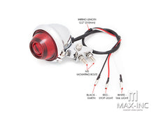 Load image into Gallery viewer, Mini Bates Style LED Stop / Tail Light - Red Lens