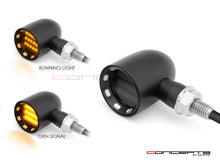Load image into Gallery viewer, MAX "DERBY" CNC Machined Alum Classic Mini LED Indicators / Turn Signals