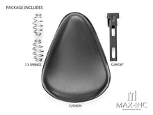 Load image into Gallery viewer, Black Universal Custom Old School Single Saddle Seat