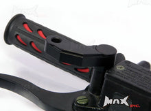 Load image into Gallery viewer, Black CNC Machined Billet Aluminum Mirror Risers / Extenders - 2 x RH M10 Thread