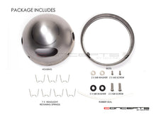 Load image into Gallery viewer, 7 INCH Raw Unpainted Metal Headlight Housing + Bezel Combo