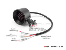 Load image into Gallery viewer, Matte Black Bell Design Stop / Tail Light + Grill