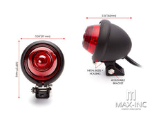 Load image into Gallery viewer, Mini Bates Style LED Stop / Tail Light - Red Lens