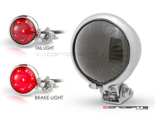 Load image into Gallery viewer, Mini Bates LED Stop / Tail Light - Smoked Lens