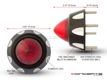 Load image into Gallery viewer, Beehive CNC Machined Billet Aluminium LED Stop / Tail Light
