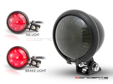 Load image into Gallery viewer, Mini Bates LED Stop / Tail Light - Smoked Lens