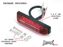 Load image into Gallery viewer, 4" Cafe Racer Flush Mount LED Stop / Tail Light