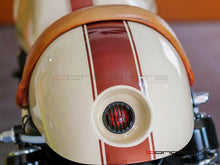 Load image into Gallery viewer, 1.65" Matte Black Mini Flush Mount CNC Billet Alum Prison Grill LED Stop / Tail Light