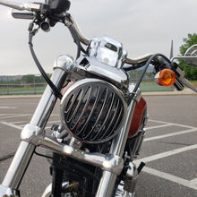 Load image into Gallery viewer, 5.75" CNC Aluminum Headlight Guard Cover (Various Styles)