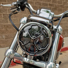 Load image into Gallery viewer, 5.75" CNC Aluminum Headlight Guard Cover (Various Styles)