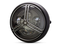 Load image into Gallery viewer, 7" Multi Projector LED Headlight + Tri-Pro Grill Cover