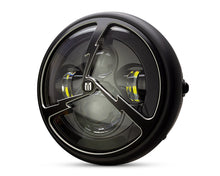 Load image into Gallery viewer, 7" Multi Projector LED Headlight + Tri-Bolt Grill Cover