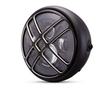 Load image into Gallery viewer, 7" Matte Black + Contrast Multi Projector LED Headlight + Titan Grill Cover