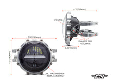 Load image into Gallery viewer, 5.75" Billet Aluminum LED Headlight Kit - Polished