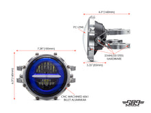 Load image into Gallery viewer, 5.75" Billet Aluminum LED Headlight Kit - Polished