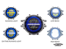 Load image into Gallery viewer, 5.75&quot; Billet Aluminum LED Headlight Kit - Polished
