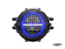 Load image into Gallery viewer, 5.75" Billet Aluminum LED Headlight Kit - Black