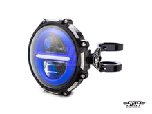 Load image into Gallery viewer, 5.75" Billet Aluminum LED Headlight Kit - Black/Contrast