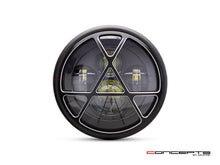 Load image into Gallery viewer, 7&quot; Matte Black + Contrast Multi Projector LED Headlight + Anarchy Grill Cover
