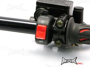 Universal Auxiliary Light Handlebar Mount On/Off Switch - Fits 7/8(22mm)