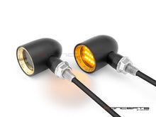 Load image into Gallery viewer, MAX &quot;DERBY&quot; CNC Machined Alum Classic Mini LED Indicators / Turn Signals

