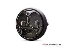 Load image into Gallery viewer, 7&quot; Multi Projector LED Headlight + Tri-Deco Grill Cover
