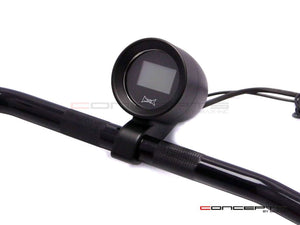 Matte Black Handlebar Mount GPS Digital Speedometer MPH / KPH - Fits 7/8" (22mm) Bars