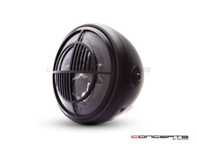 Load image into Gallery viewer, 7&quot; Matte Black Multi Projector LED Headlight + Beemer Grill Cover
