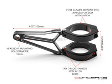 Load image into Gallery viewer, Razor CNC Machined Headlight Brackets
