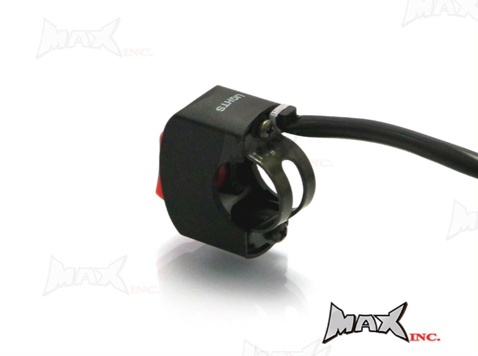 Universal Auxiliary Light Handlebar Mount On/Off Switch
