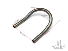Load image into Gallery viewer, Universal DIY 175mm Upswept Raw Steel Rear Tail Seat Hoop
