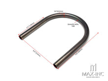 Load image into Gallery viewer, Universal DIY 210mm Flat Raw Steel Rear Tail Seat Hoop
