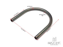 Load image into Gallery viewer, Universal DIY 230mm Flat Raw Steel Rear Tail Seat Hoop
