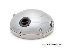 Load image into Gallery viewer, 7 INCH Raw Unpainted Metal Shorty Headlight Housing + Bezel Combo
