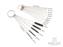 Load image into Gallery viewer, 15 Piece DIY Carburetor / Bolt Hole Needle &amp; Brush Cleaning Set
