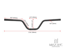 Load image into Gallery viewer, Black Alloy Cafe Racer Ape Bars - 7/8 (22mm)
