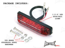 Load image into Gallery viewer, 4&quot; Cafe Racer Flush Mount LED Stop / Tail Light
