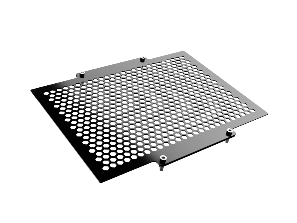BMW K75, K100 Radiator Cover - Cafe Racer, Scrambler, Custom, Tracker, Brat